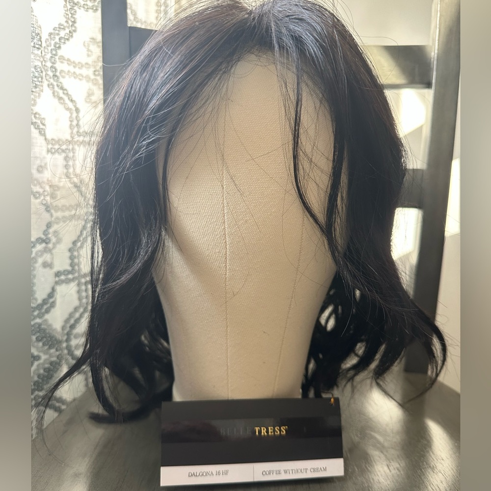NWT & Box Dalgona 16" Lace Front Wig by Belle Tress Coffee without cream
